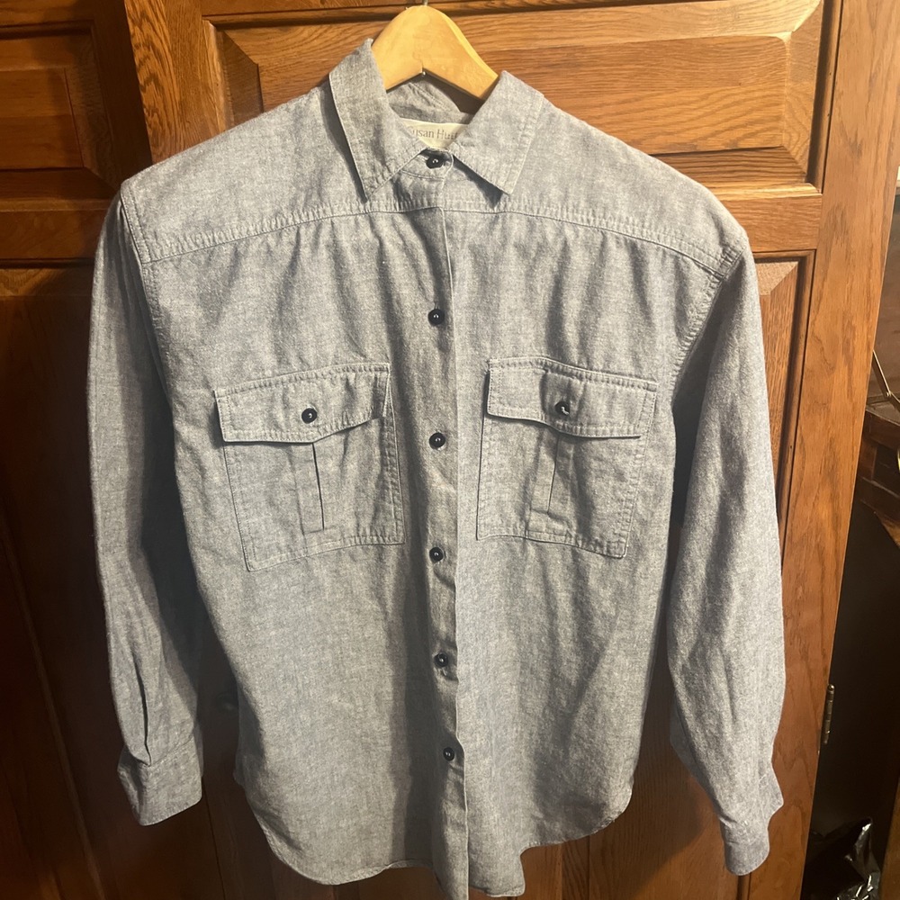 Susan Hutton Vintage Size 10 100% Cotton‎ Button Up Shirt